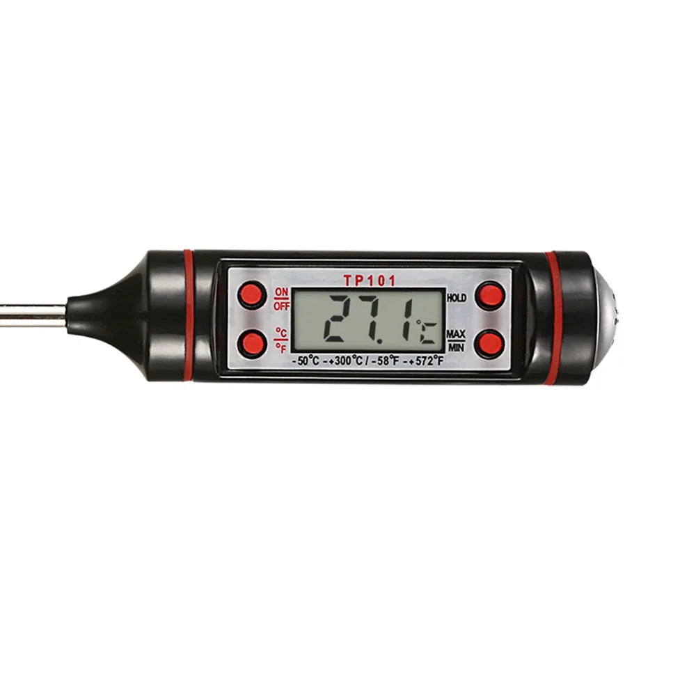 Electronic Food Thermometer Probe - Kitchen Cooking Temperature Measurement Pen for Baking