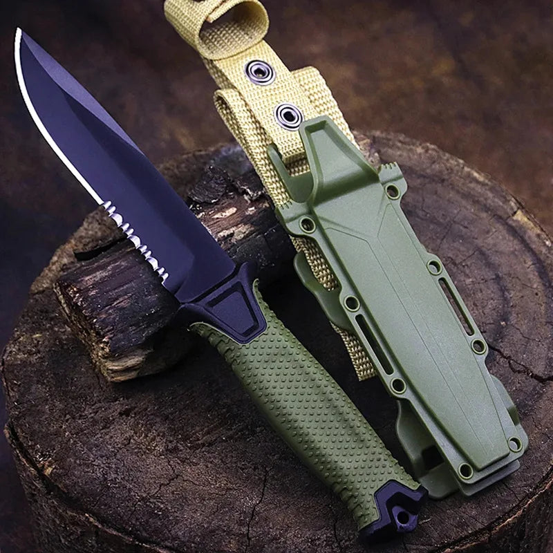 Explorer II Outdoor Tactical Knife – Portable Multi-Functional EDC for Wilderness Adventure, Camping and Defensive Use