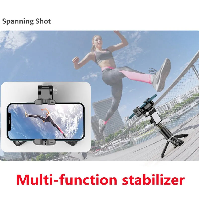 Elevate Your Photography with the 360 Rotation Gimbal Stabilizer Selfie Stick Tripod for iPhone and Smartphone Live Photography