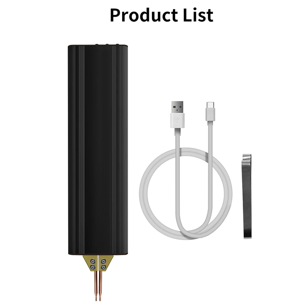 DIY Portable Handheld Battery Spot Welder - Ideal for 18650 Lithium Battery, Nickel Strip, and Belt Welding