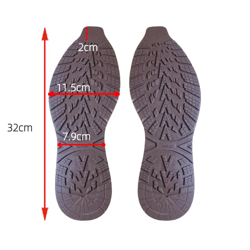 Rubber Replacement Soles for Men and Women - Wearproof Anti-Slip Outsole Insoles, Shoe Repair Patch for Sneakers