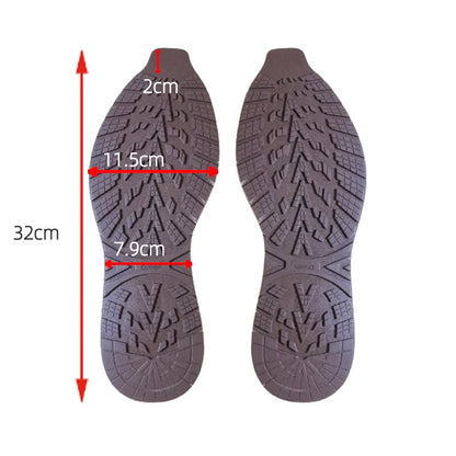 Rubber Replacement Soles for Men and Women - Wearproof Anti-Slip Outsole Insoles, Shoe Repair Patch for Sneakers