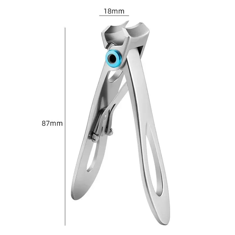 Stainless Steel Nail Clippers - Manicure Scissors for Thick, Hard Toenails and Fingernails - Professional Pedicure Tools