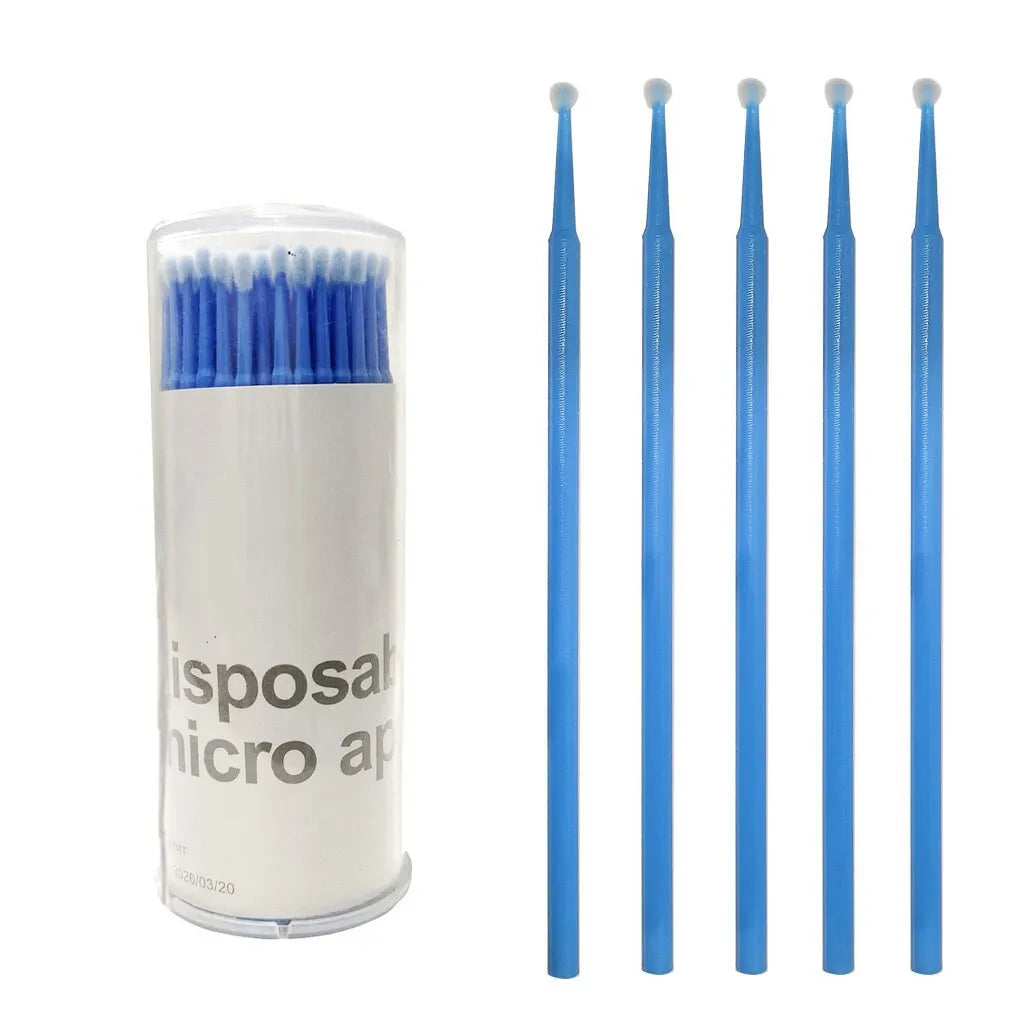 Dental Disposable Micro Brushes - 100Pcs/Bottle Applicators for Dentistry Extension, Odontologia Tools