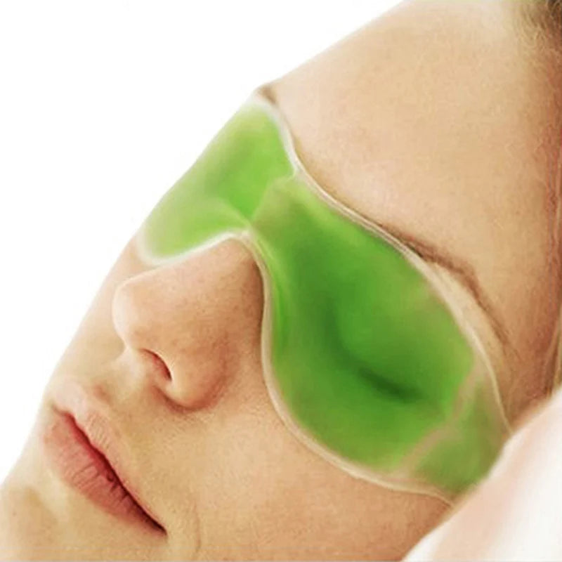 Revitalize Your Eyes: Reusable Gel Eye Mask for Cold Cooling Soothing Relief - Alleviate Tiredness, Headaches, and Fatigue - Relaxing Pad to Reduce Dark Circles and Puffiness