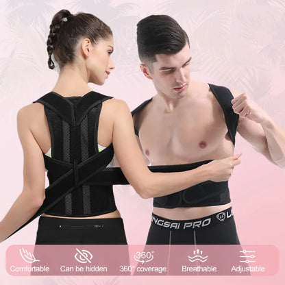 Back Brace Posture Corrector: Upper Back Support for Women and Men - Pain Relief and Improved Posture - Clavicle and Spine Corrector