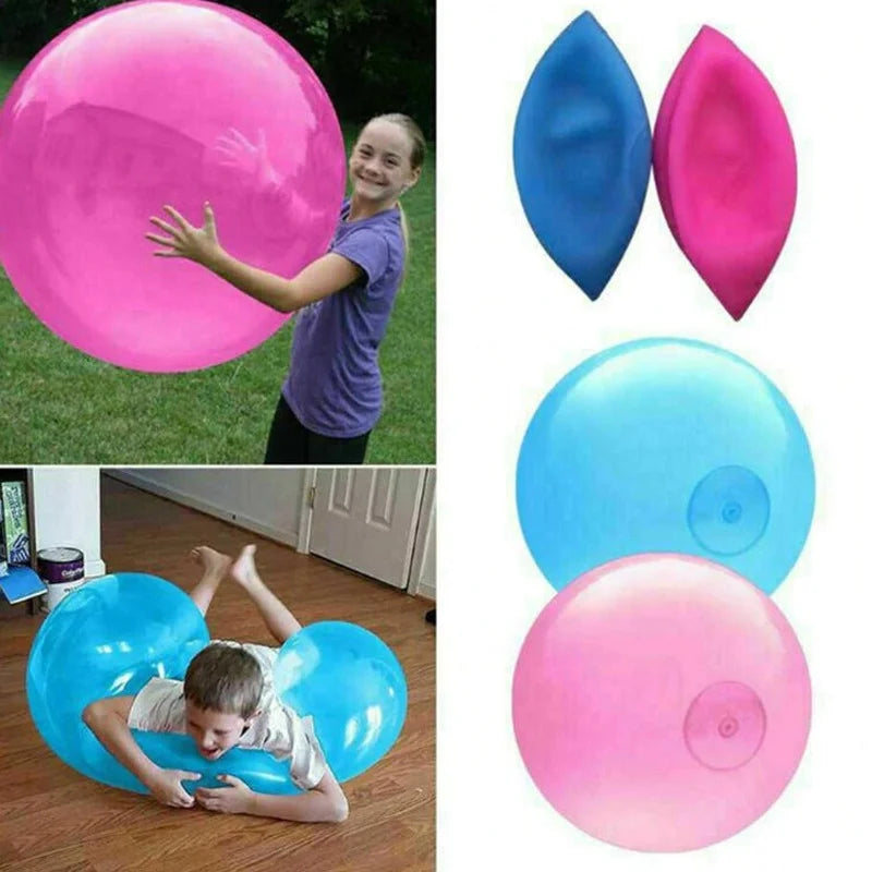 Outdoor Fun with Kids : Soft Air Water Filled Bubble Ball Toy for Summer Parties