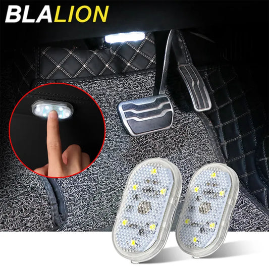 BLALION Car LED Touch Lights - Wireless Interior Light with Magnetic Attachment - USB Rechargeable Roof Ceiling Lamp for Reading and Auto Door Lighting