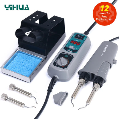 YIHUA 938D Portable Soldering Station – 110V/220V Tweezers and Chip Desoldering Kit for SMD Welding