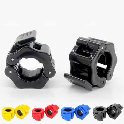 Quick Release Barbell Clamps | 25/50mm Spin-lock Collars for Weightlifting & Strength Training | Secure Weight Bar Clips