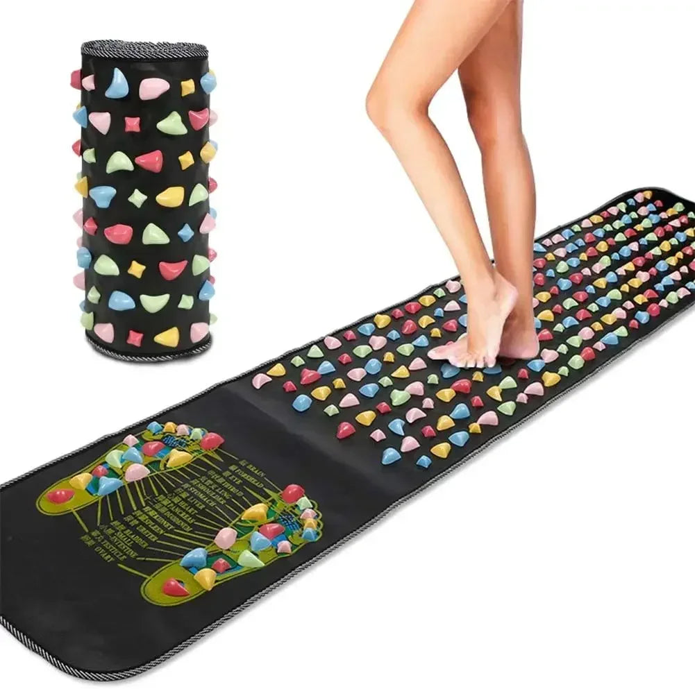 Finger Pressure Foot Massage Board – Health Walk Foot Pad, Imitation Goose Soft Stone Road Massage Pad