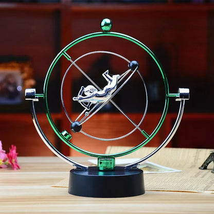 Newton Pendulum Ball - Rotating Balance Ball Perpetual Motion Toy, Physics Tumbler Craft for Home Decoration