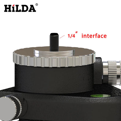 Tripod Bracket Base with 1/4'' Interface: Fine Adjustment Stand for Laser Level - Stable Support