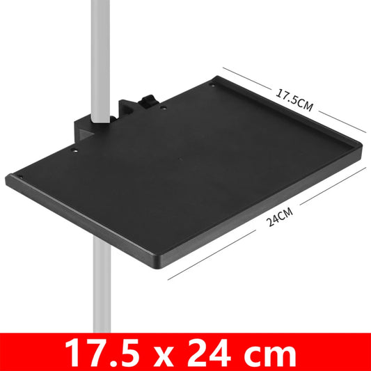 Universal Sound Card Tray for Microphone Stand - Clip for Tripod Bracket, Live Broadcast Microphone Rack Holder