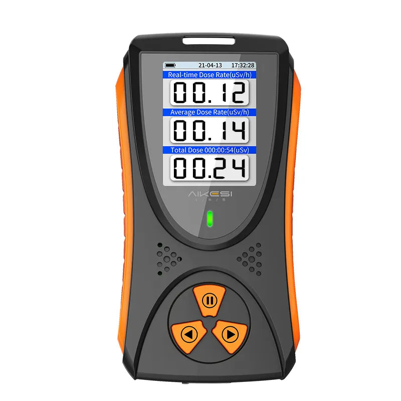 Stay Informed and Safe: HFS-10 Geiger Counter Nuclear Radiation Detector - Detects X-ray, Beta, and Gamma Radiation - Portable Dosimeter with Long-lasting Lithium Battery