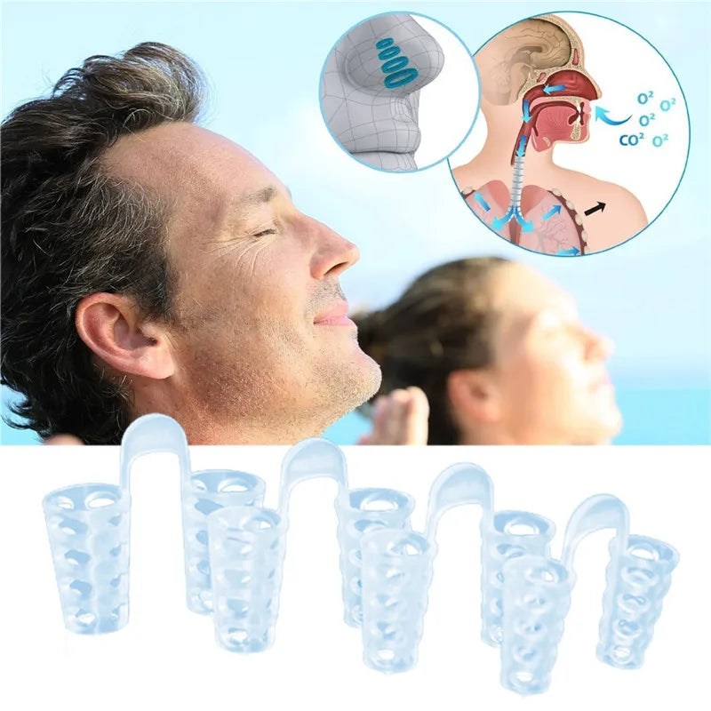 4pcs Anti Snore Apnea Nose Clip - Breathe Aid Stop Snore Device - Sleeping Aid Equipment for Stop Snoring and Better Sleep