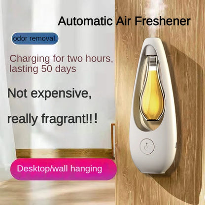 Rechargeable Room Air Freshener Spray and Aromatherapy Diffuser – Essential Oil Fragrance for Home and Hotel