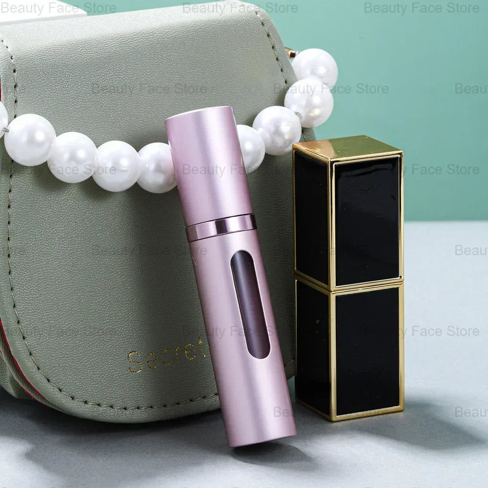 5/8ml Glass Refillable Perfume Bottle with Spray Pump | Portable Travel Empty Cosmetic Containers | Mini Spray Atomizer Bottle