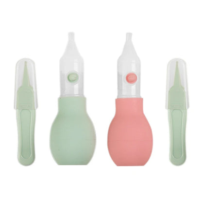 Silicone Baby Safety Nose Cleaner: Newborn Vacuum Suction Nasal Aspirator - Essential Baby Care Diagnostic Tool