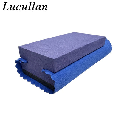 Lucullan Purple Ceramic Coating Applicator Kit - Includes Dark Blue Suede Cloths, Perfect for Car Ceramic Coating