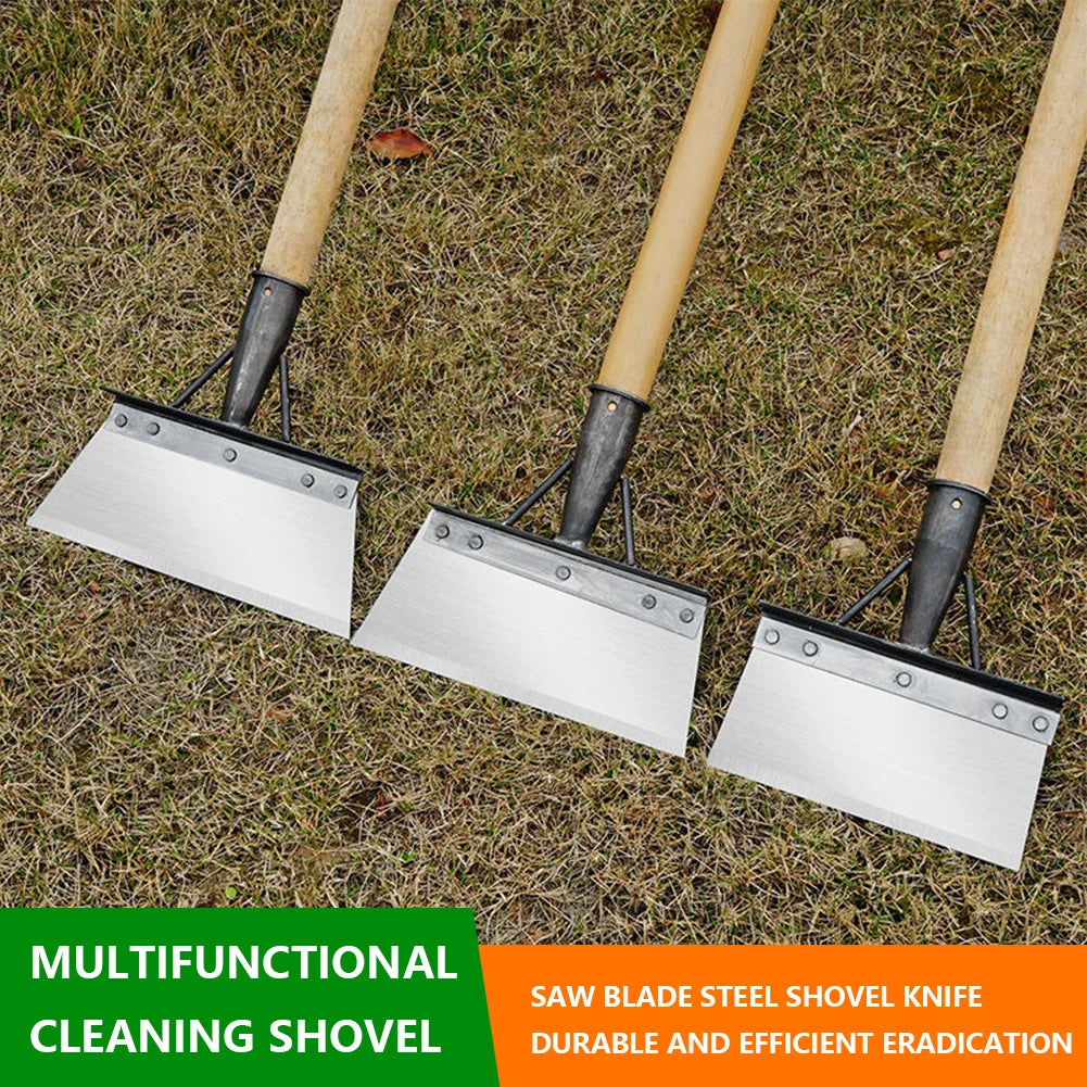 30cm Metal Weed Cleaning Shovel: Stainless Steel Garden Shovel for Moss - Multifunctional Farm Weeding Tool