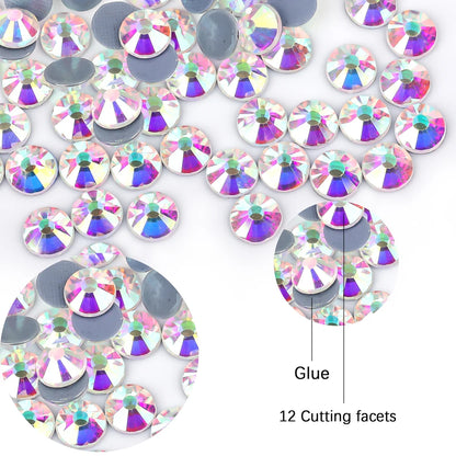 Top Quality Better DMC Clear Hotfix Rhinestones: Super Bright Glass Strass Iron On Crystal Hotfix for Fabric Garments