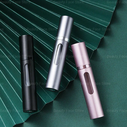 5/8ml Glass Refillable Perfume Bottle with Spray Pump | Portable Travel Empty Cosmetic Containers | Mini Spray Atomizer Bottle