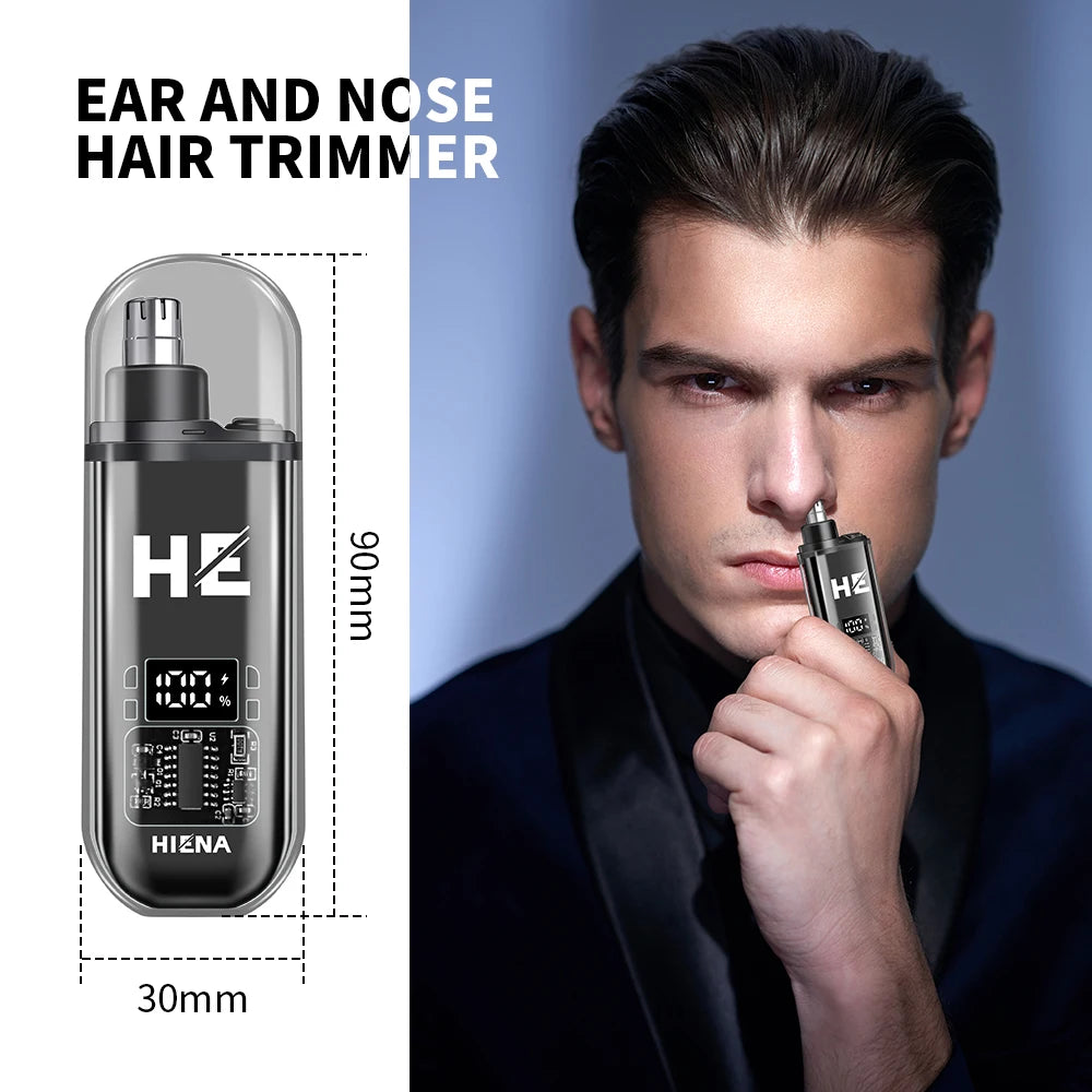 Portable Electric Nose Hair Trimmer – Safely Cuts Nose Hair Without Harming the Nasal Cavity, Pocket-Sized Household Appliance