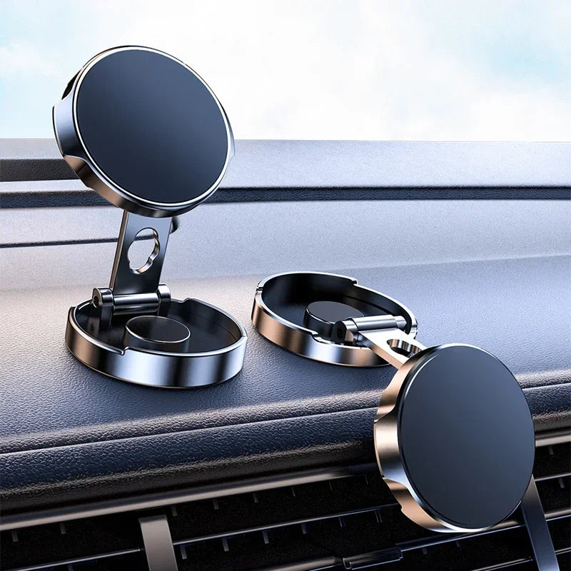 2024 Magnetic Car Phone Holder - Strong Magnet Smartphone Stand for GPS & Cell Support, Compatible with iPhone 14/13/12/X, Xiaomi, Samsung, LG