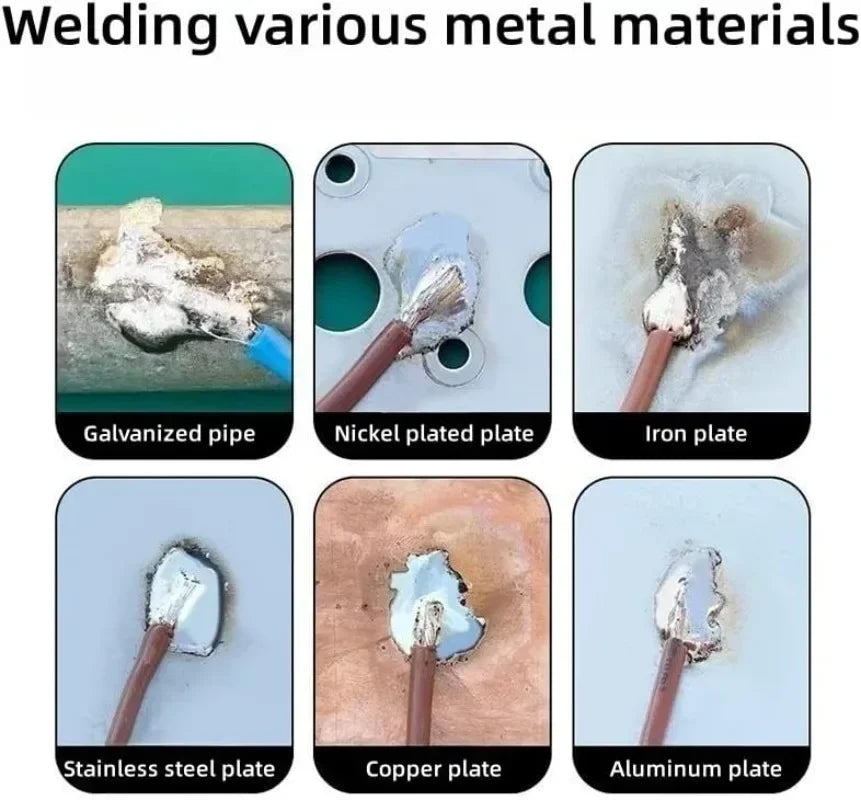 Easy Melt Solder Wire - 20-100g Stainless Steel Low Temperature Aluminum Copper Iron Metal Weld Cored Soldering Rods