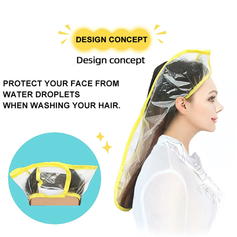 Waterproof Shampoo Shawl for Hair Care - Hair Funnel for Household Wash, Rinse, Dye, and Haircuts