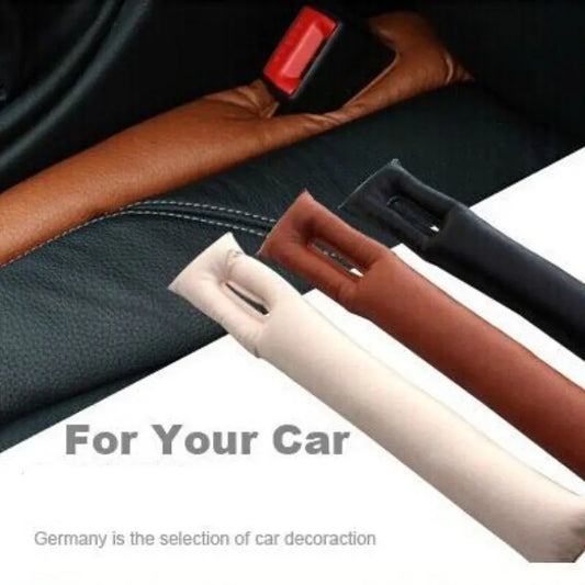 Universal Car Seat Gap Filler - Soft Leather Padding for Interior Car Organization and Style Enhancement