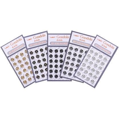 Mini Metal Buckle Buttons for DIY Doll Clothes | Invisible Snap Fasteners | Sewing Accessories for 1/6 Doll Clothing - 10/24 Pcs