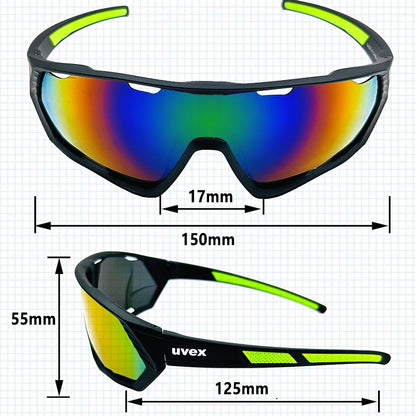 UV400 Cycling Sunglasses - Women's & Men's Sports Glasses for Riding, Mountain Bike, Road Bicycle, MTB, Outdoor Bicycle Goggle