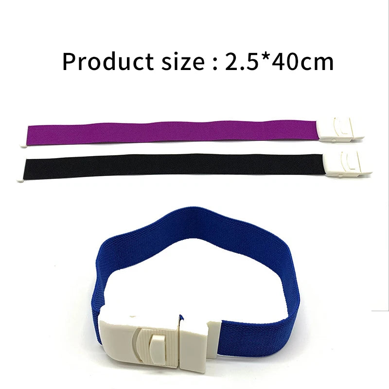 1Pcs Colorful Medical Tourniquet – Quick Release Buckle for Outdoor Sports, Emergency First Aid, Nurse, General Use