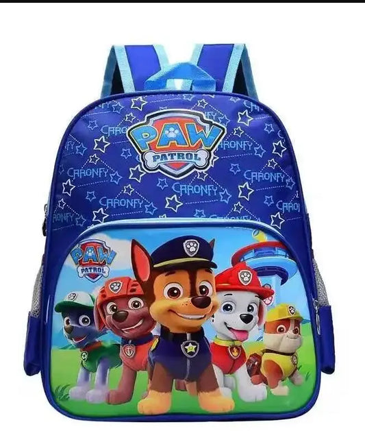 Paw Patrol Chase Kids Backpack - Cute Anime School Bag with Large Capacity - Travel Bag for Boys and Girls - Birthday Gift