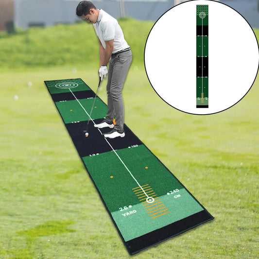 Premium Golf Putting Mat: Improve Your Stroke Anywhere with this Durable Golf Practice Mat - Ideal for Office or Garden Use!