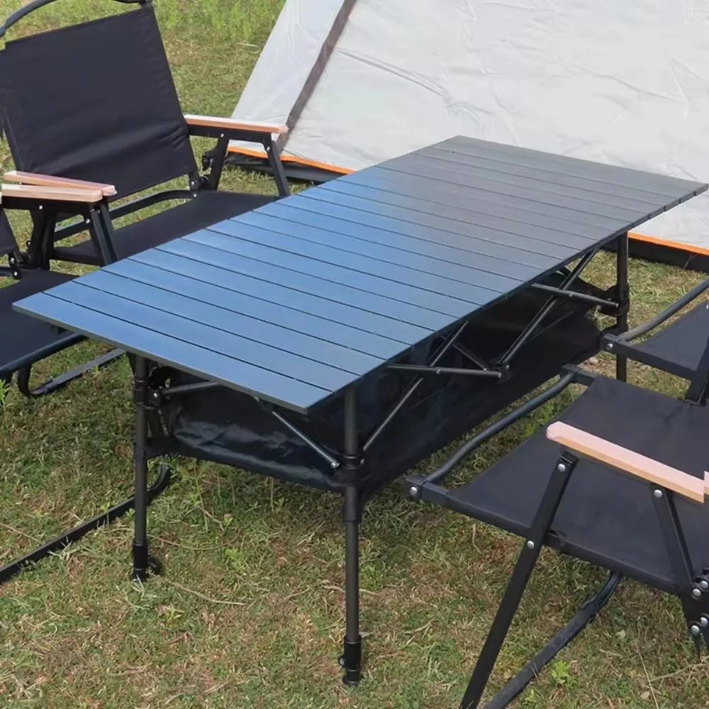 Portable Folding Picnic Table - Lightweight Outdoor Desk with Carrying Bag for Camping and Self-Driving Trips