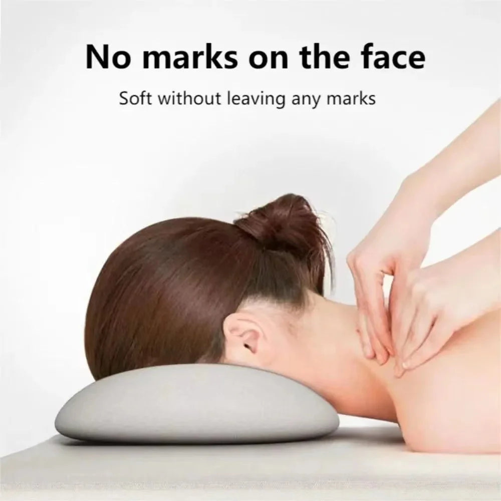 Soft Memory Foam Face Relax Massage Headrest - U Shape Cushion for SPA Beauty Salon - Comfortable Head Cradle Pad