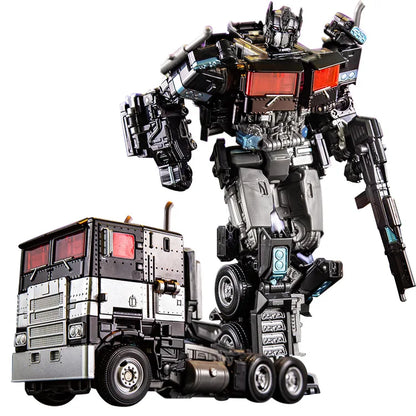 Transformation Robot Car Toy - Alloy Commander Optimus Prime Action Figure, Movie Series, Perfect for Children's Birthday Gift