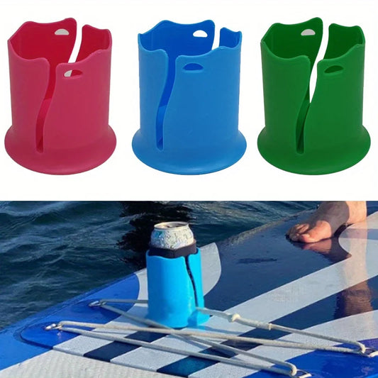 Kayak Drink Holder – Surfboard & Bottle Cup Holder with Rope Binding, Kayak Accessories