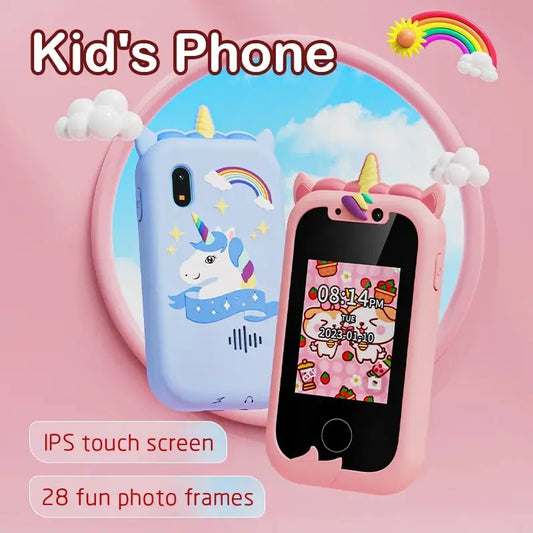 Kids Smart Phone Camera Toy - Touchscreen Learning Toy for 3-8 Year Old Boys and Girls, Phone MP3 Player, Christmas Birthday Gifts