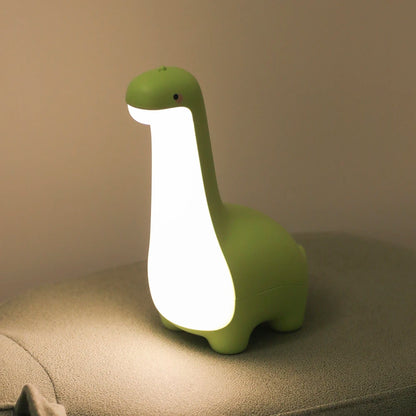 Cute Dinosaur Night Light - Eye Protection Bedside Lamp with USB Charging, Timing Feature, Perfect Room Decoration and Children's Gift