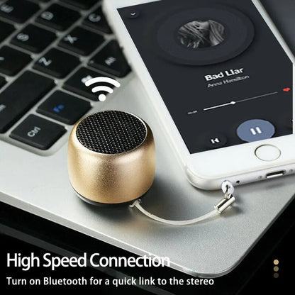 M1 Portable Bluetooth Speaker – Mini USB Outdoor Subwoofer with Stereo Surround Sound, Audio Player