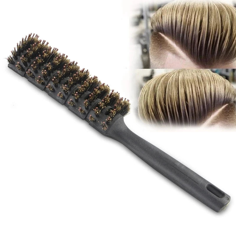 Anti-Static Soft Boar Bristles Comb - Quick Dry Brush - Professional Salon Hairbrush