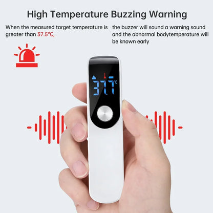 Infrared Digital Fever Thermometer - Non-Contact Laser Body Temperature Monitor for Infants and Adults, LCD Display