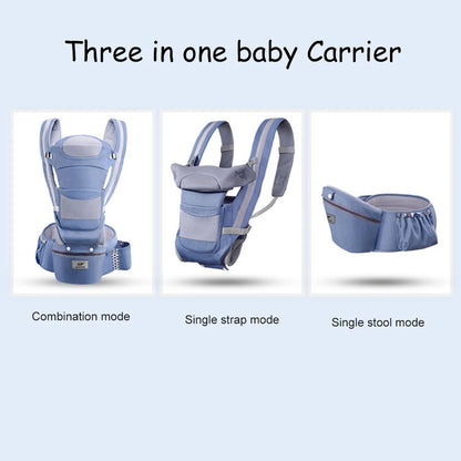 Ergonomic Newborn Baby Carrier Backpack: Front-Facing Infant Hipseat - Kangaroo Baby Wrap Sling for Comfortable Travel