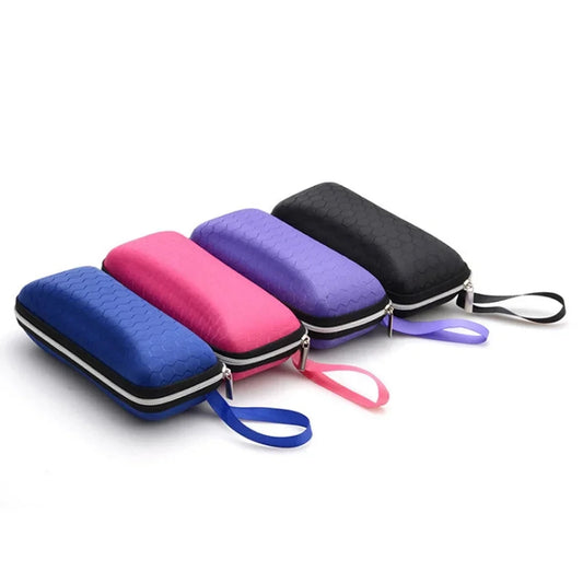 Eyewear Case with Lanyard and Zipper - Universal Sunglasses and Glasses Box for Men and Women, Durable Protective Cover