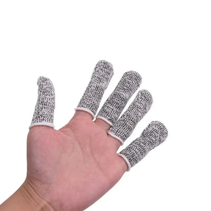 10 Pack Finger Cots: Flexible Anti-Cut Thumb Protectors for DIY and Work Protection