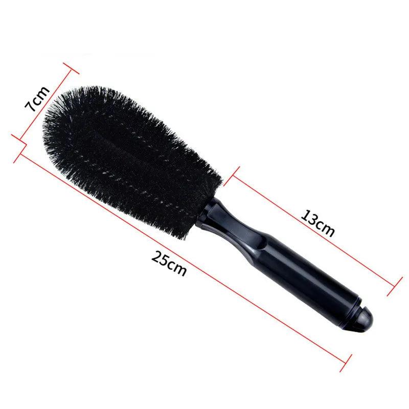 Car Wheel Brush - Tire Cleaning Brushes - Rim Scrubber Cleaner Duster - Motorcycle Truck Wheels Detailing Tool